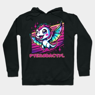 Pterodactyl Baby Dino Kawaii Cute Chibi Hoodie